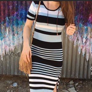 Lovers + Friends Blue Midi Dress